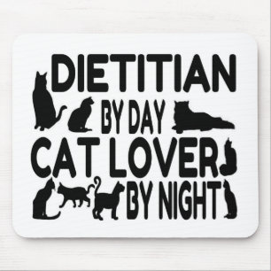 Dietitian Cat Lover Mousepad