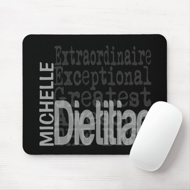 Dietitian Extraordinaire CUSTOM Mousepad (Mit Mouse)