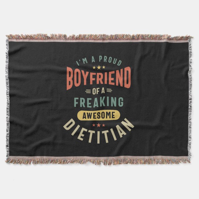 Dietitian Job Title Gift Decke (Vorderseite)