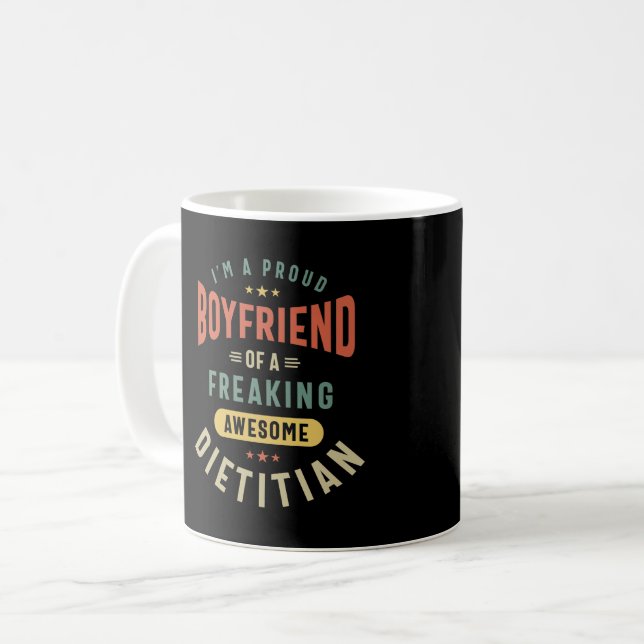 Dietitian Job Title Gift Kaffeetasse (Vorderseite Links)