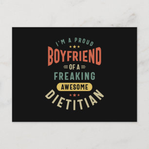 Dietitian Job Title Gift Postkarte