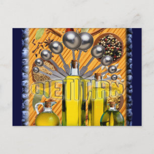 DIETITISCHE NAHRUNGSMITTELKOLLEGE POSTKARTE