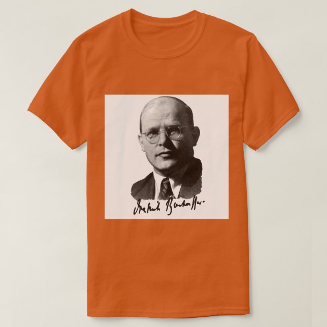 Dietrich Bonhoeffer Portrait T-Shirt (Design vorne)