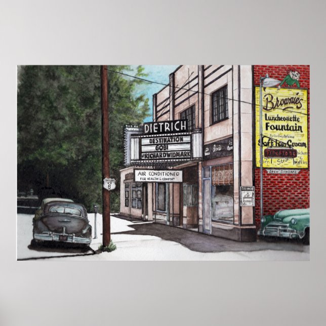 Dietrich Theater durch Dlee Poster (Vorne)