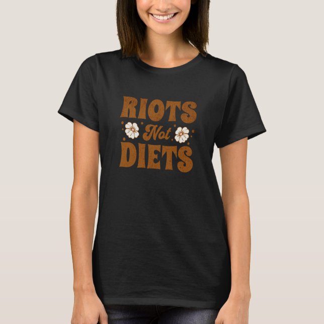 Diets Feminist Foodie Feminism Anti Patriarchy Ret T-Shirt (Vorderseite)