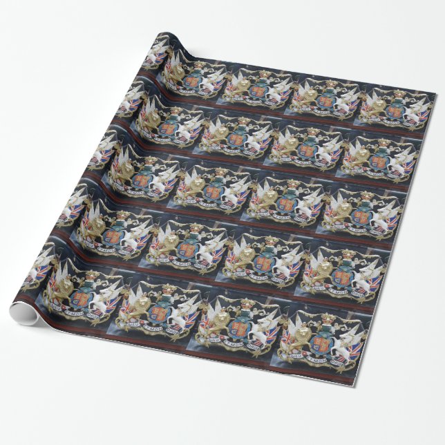 Dieu Et.Mon Droit Wrapping Paper Geschenkpapier (Ungerollt)