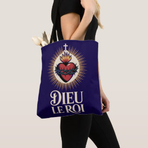 Dieu Le Roi Katholischer Monarchist Sacred Heart T