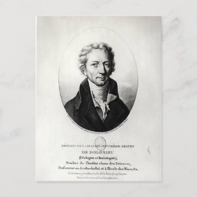 Dieudonne Dolomieu Postkarte (Vorderseite)