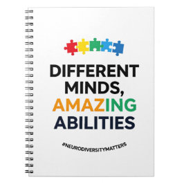 Different Minds Amazing Abilities Awareness Art Notizblock
