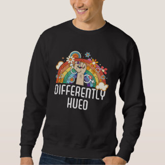 Differently Hued Bisexual Rainbow Pride Bisexualit Sweatshirt