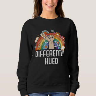 Differently Hued Bisexual Rainbow Pride Bisexualit Sweatshirt