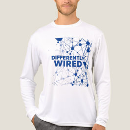 Differently Wired – Autism Awareness Month Blue  Tri-Blend Shirt