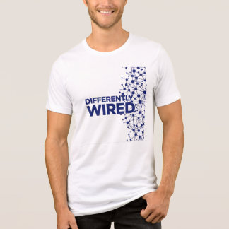 Differently Wired – Autismus-Bewusstseinsmonat Bla Tri-Blend Shirt