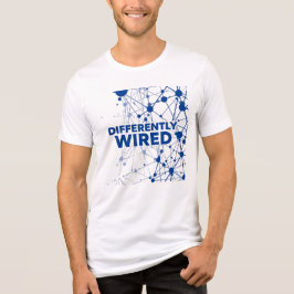 Differently Wired – Autismus-Bewusstseinsmonat Bla Tri-Blend Shirt
