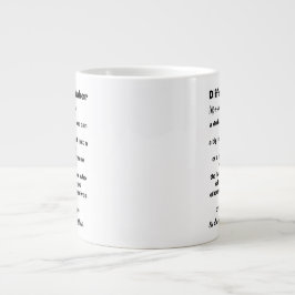 Differenzmaker-Definition inspirierend Jumbo-Tasse