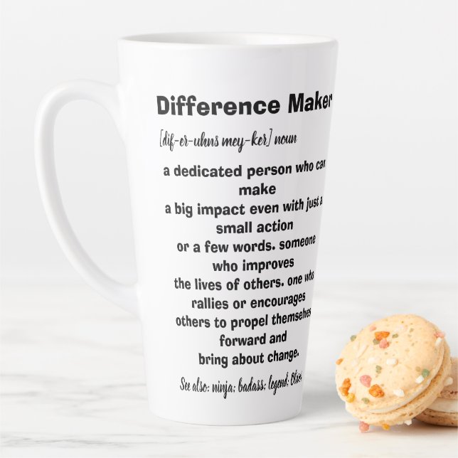 Differenzmaker-Definition inspirierend Milchtasse (Beispiel)
