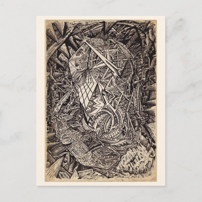 Diffracted (Höhlenbewohner), von Brian Benson Postkarte (Vorderseite)