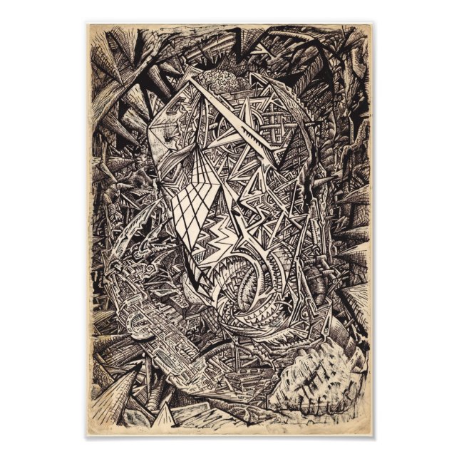 Diffraktiert (Höhlenbewohner) Fotovergrößerung Fotodruck (Vorne)