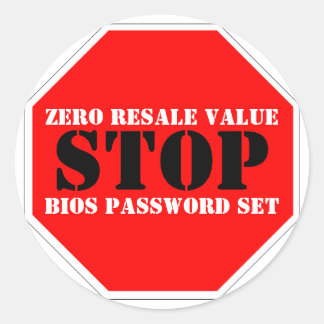 Dift Deterrent Warenkorb Runder Aufkleber