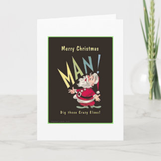 Dig diese Elfen! Feiertagskarte