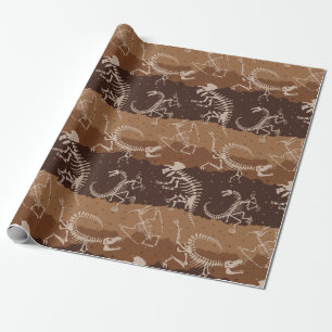 Dig Dino Dig Geschenkpapier