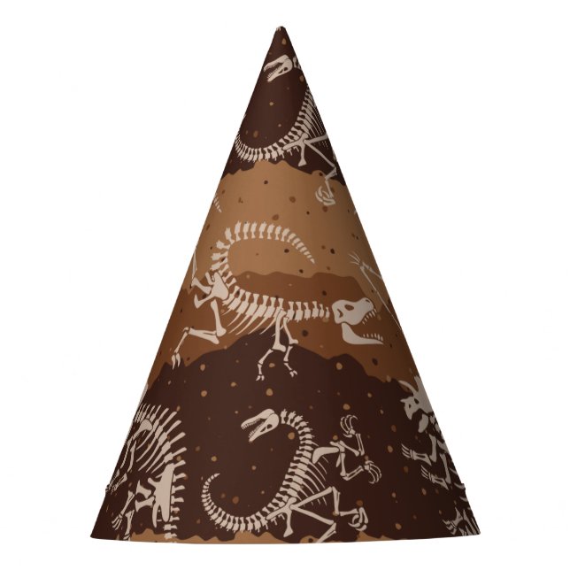 Dig Dino Dig Partyhütchen (Vorderseite)