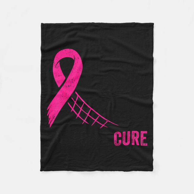 Dig For A Breast Cancer Awareness Volleyball Nk  Fleecedecke (Vorderseite)