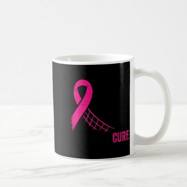 Dig For A Breast Cancer Awareness Volleyball Nk  Kaffeetasse (Rechts)