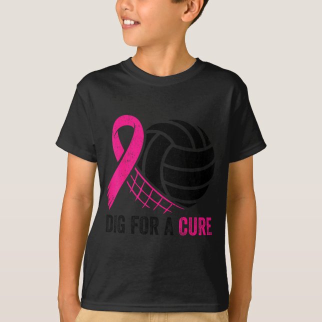 Dig For A Breast Cancer Awareness Volleyball Nk  T-Shirt (Vorderseite)