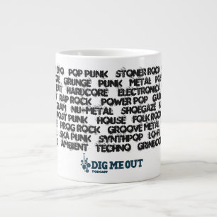 Dig Me out '90er Musik Genres Jumbo-Kaffee-Cup Jumbo-Tasse