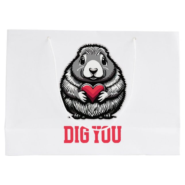 Dig You Große Geschenktüte (Rückseite)