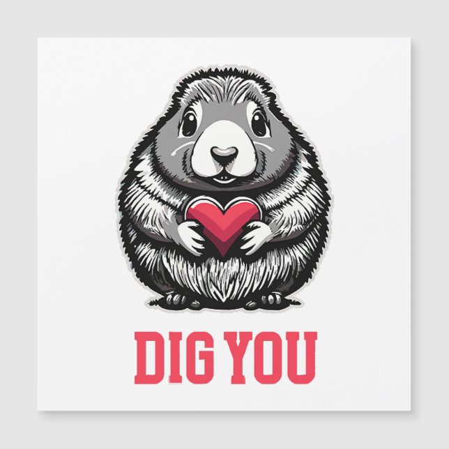 Dig You Magnetkarte (Vorderseite)