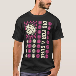 Dig zur Heilung von Multiplex-Volleyball-rosa Brus T-Shirt
