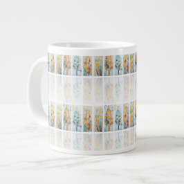 DigAI Golden Jubilee Botanicals Tile Jumbo Mug Jumbo-Tasse