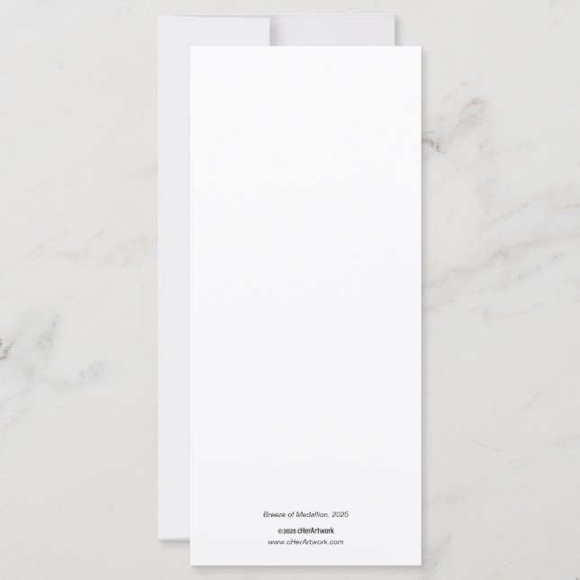 DigAI Golden Jubilee Breeze of Medallion Card (Rückseite)