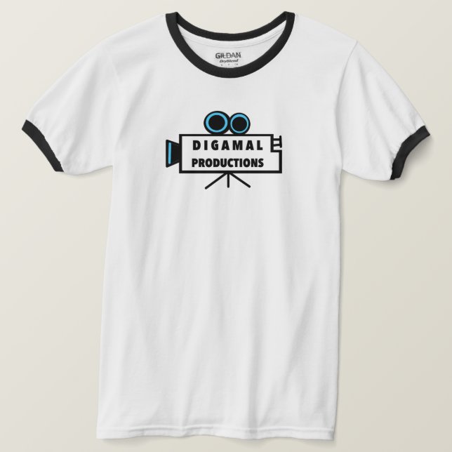 Digamal Ringer T-Shirt (Design vorne)