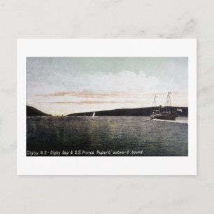 Digby Nova Scotia, Digby Gap - S.S. Prince Rupert Postkarte