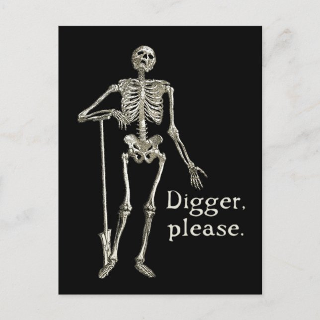 Digger, bitte. postkarte (Vorderseite)