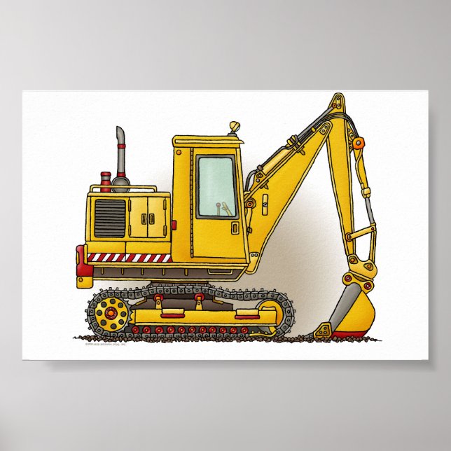 Digger Shovel Poster (Vorne)