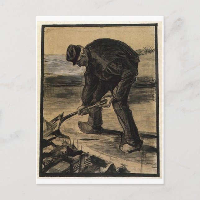 Digger, Vincent van Gogh Postkarte (Vorderseite)