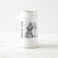 "Diggin' Life Gamers Beer Stein