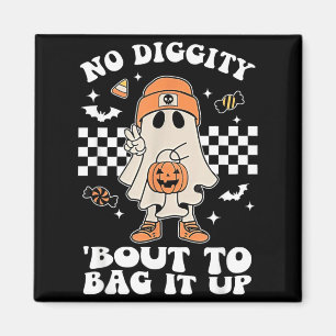 Diggity Wird Halloween Spuk-Geist Einpacken Magnet