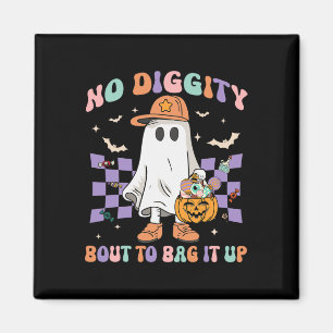 Diggy Bout, um es zu kaschieren Niedliches Ghost H Magnet