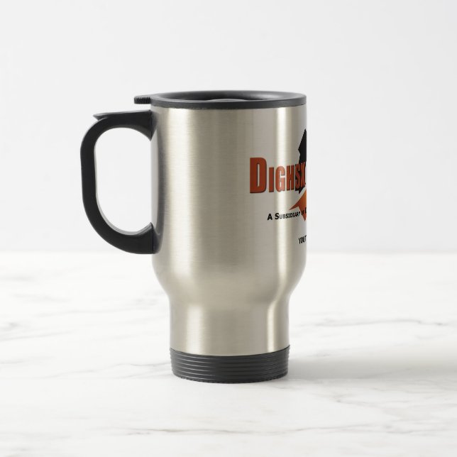 Dighsx Industrie-rostfreie Reise-Tasse Reisebecher (Links)