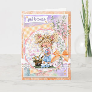 Digi Doodles nur, weil Grußkarte Karte