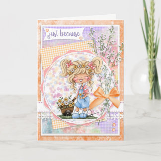 Digi Doodles nur, weil Grußkarte Karte