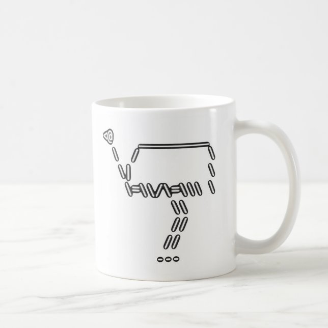 Digi Ostrich-Tasse Kaffeetasse (Rechts)