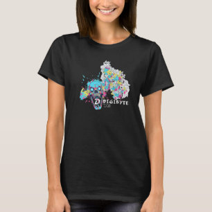 Digibyte Mind Blown Crypto Skull Art Dgb Cryptocur T-Shirt