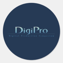 DigiPro Round-Aufkleber
