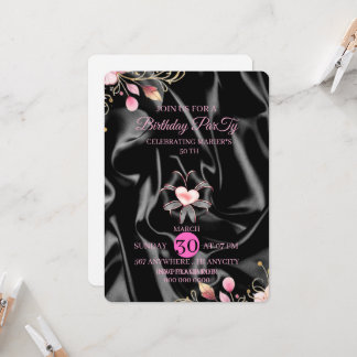 Digital 50th Birthday Party Invitation Template, L Einladung